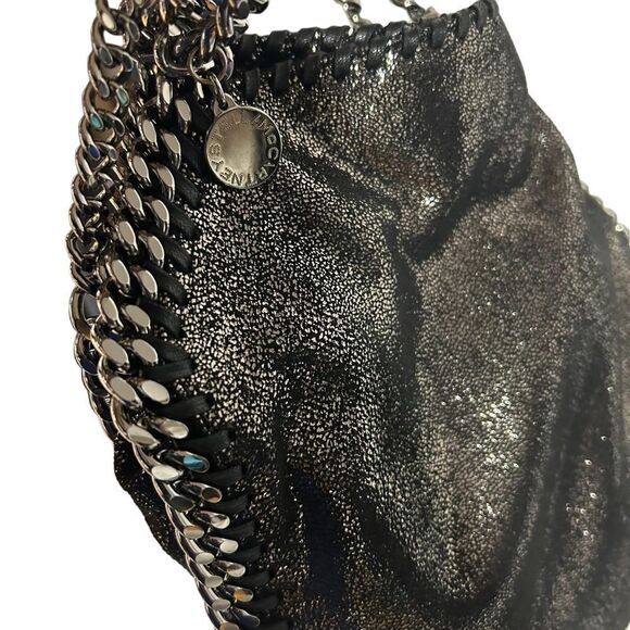 Revolve Stella McCartney TINY FALABELLA SHINY DOT BLACK Mini Bag - Picture 5 of 8